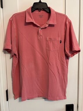 Vineyard Vines Men's Short-Sleeve Polo in Dusty Rose
